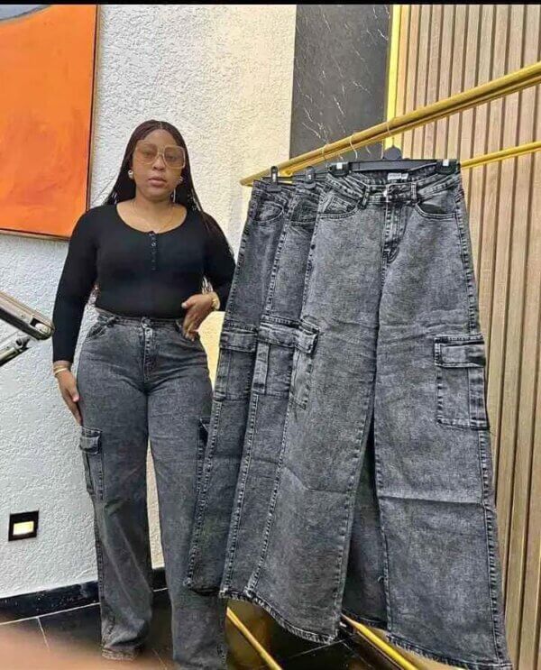 Quality Baggy Jean Trouser For Ladies