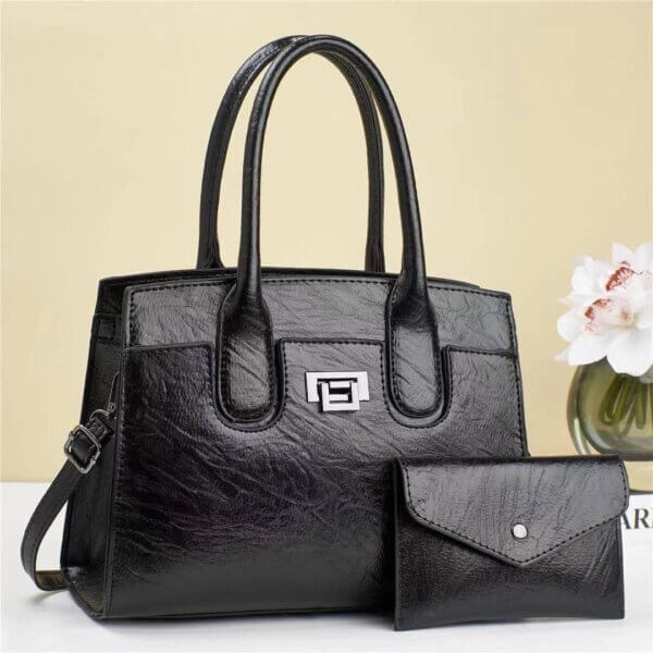 Quality Leather 2in1 Ladies Handbag