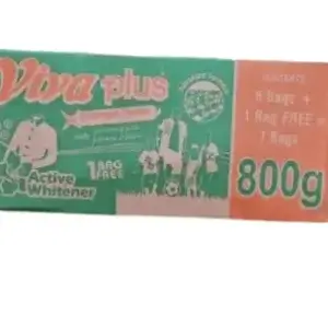 Carton Of Viva Plus Detergent powder 800g x 7